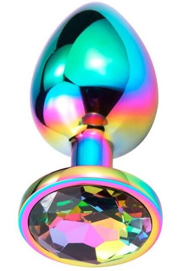 Space Journey Butt Plug With Jewel Medium