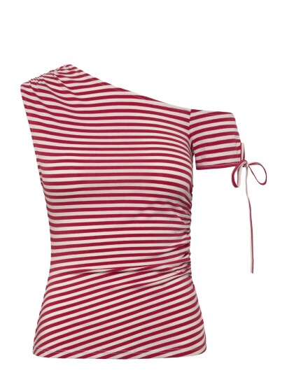 Monki Offshoulder Top - Red - XXS Monki Offshoulder Top - Red - XXS