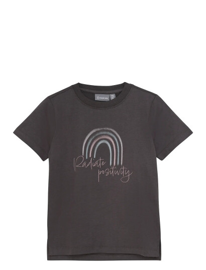Color Kids T Shirt W. Print S/S Grey 98 Color Kids T Shirt W. Print S/S Grey 98