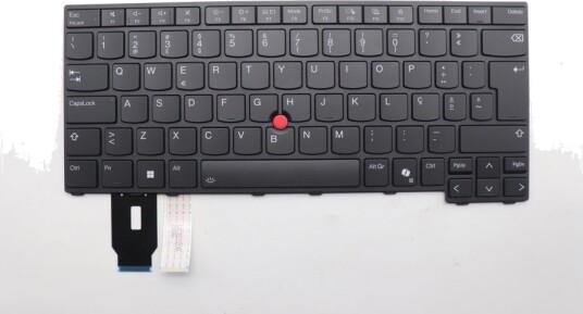 Lcfc - Erstatningstastatur For Bærbar Pc - Med Trackpoint - Bakbelysning - Qwerty - Portugisisk - Svart - Fru