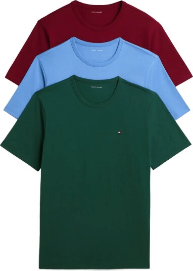 Tommy Hilfiger 3P Ss Tee   BLUE SPELL ORNA GREEN BURGUNDY   M
