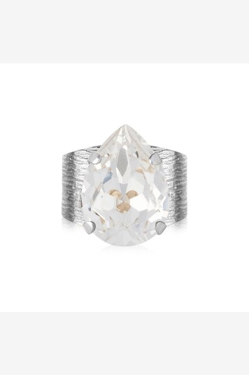 Caroline Svedbom Ring Classic Drop Rhodium Sølv