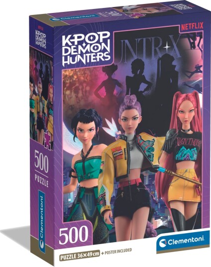 Clementoni Puslespill 500 Brikker K Pop Demon Hunters: Saja Boys Clementoni Puslespill 500 Brikker K Pop Demon Hunters: Saja Boys