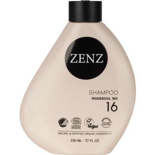 Zenz Organic No. 16 Økologisk Rhassoul Sjampo 230 ml - Regulering og Fuktighet