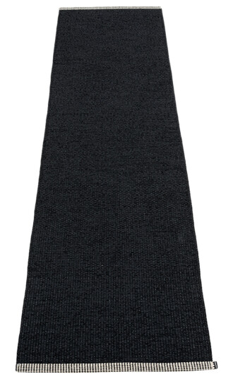 Pappelina Mono matte sort 60x250 cm