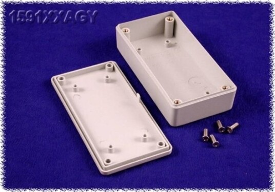 Hammond Electronics 1591XXBGY 113 × 63 × 32 mm ABS Grå Kabinett