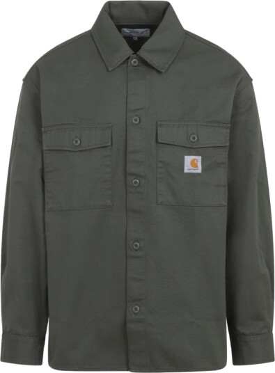 Carhartt Wip Herre Skjorter Grønn M, Carhartt Wip Herre Skjorter Grønn M,