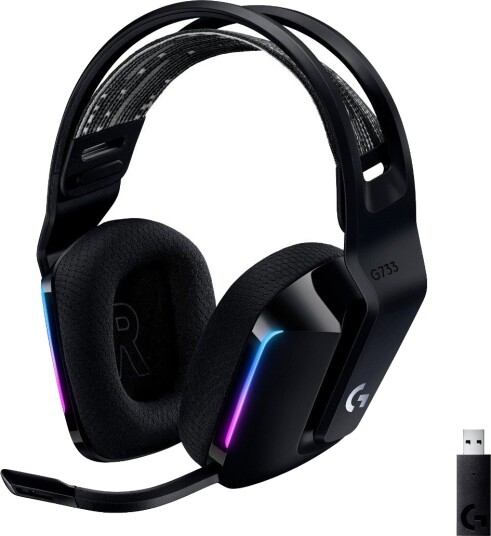 Logitech G733 Lightspeed Headset Svart