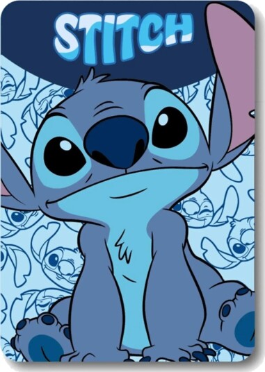 Lilo & Stitch Fleece Blanket Blue One Size