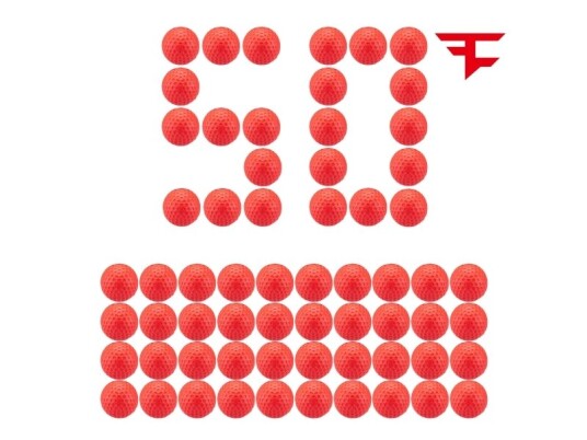 S001-X-Shot-Dart Ball Bl Aster-Chaos Faze 50 Dar