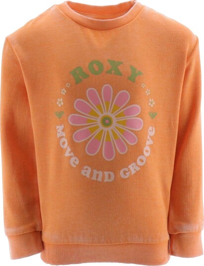 Roxy Collegegenser Music And Meg Oransje Melange Roxy 6 år 116 Collegegenser