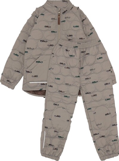 En Fant Thermal Set Soft Aop Brown 110
