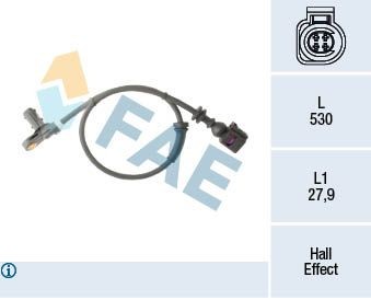 ABS sensor FAE 78295