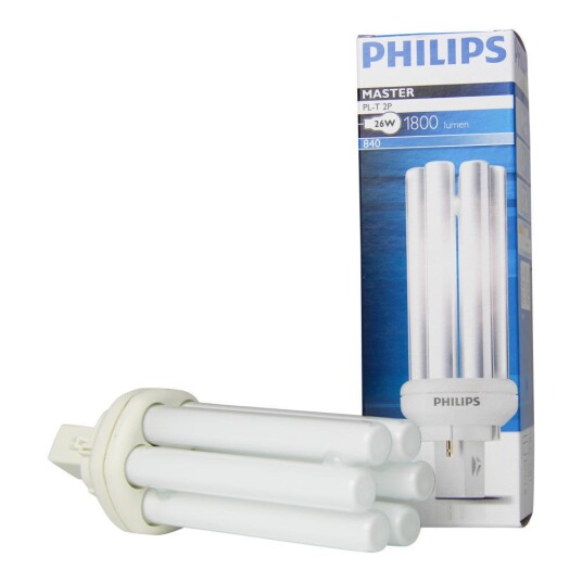 Philips MASTER PL-T 26W - 840 kald hvit | 2 Pin