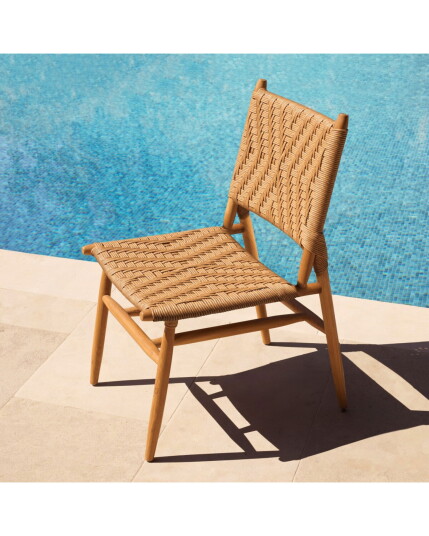 Laroc spisestol natural teak 2-set