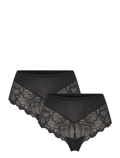 Lindex Brief Brazilian High Blenda W Black XS Lindex Brief Brazilian High Blenda W Black XS