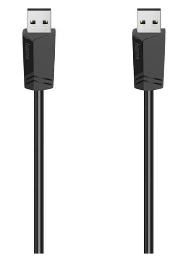 Hama Kabel USB A-A Svart 1.5m