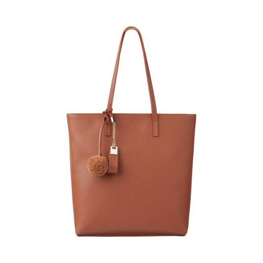 Natures Collection Juliana shopper Brunt Lær Natures Collection Juliana shopper Brunt Lær