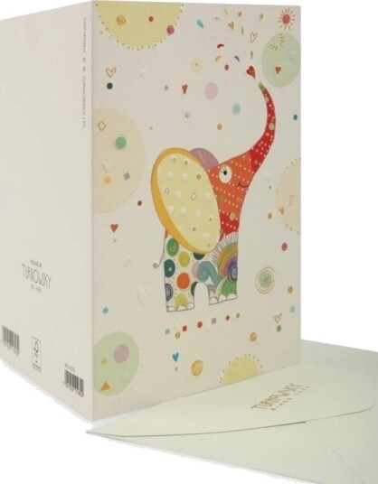 B6 Hefte + Konvolutt Elephant B6 Hefte + Konvolutt Elephant