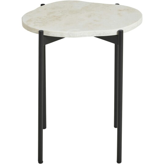 WOUD -  La Terra Sofabord, Ivory travertin, S