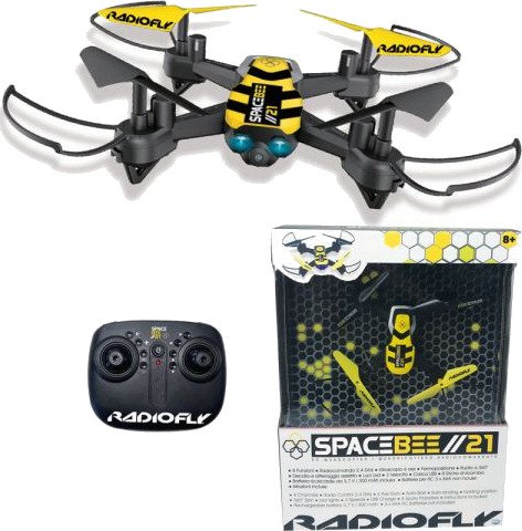ODS Space Bee 21 RC-drone 2,4 GHz Fjernkontroll Sort/Gul 8+ År