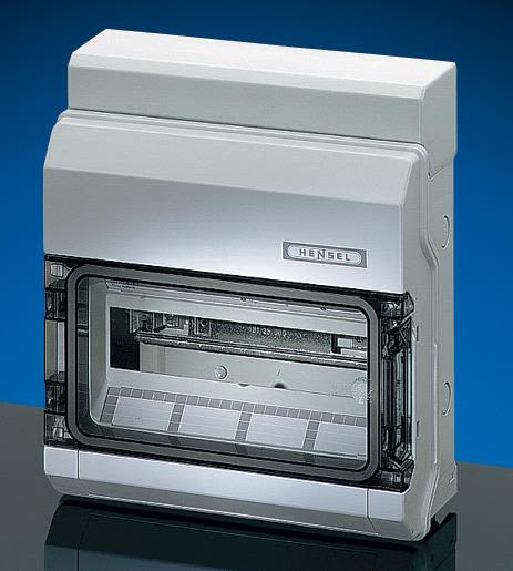 Hensel KV 9112 Normkapsling 12 Moduler/Rad 1 Rad Elfordeling & Strømforsyning