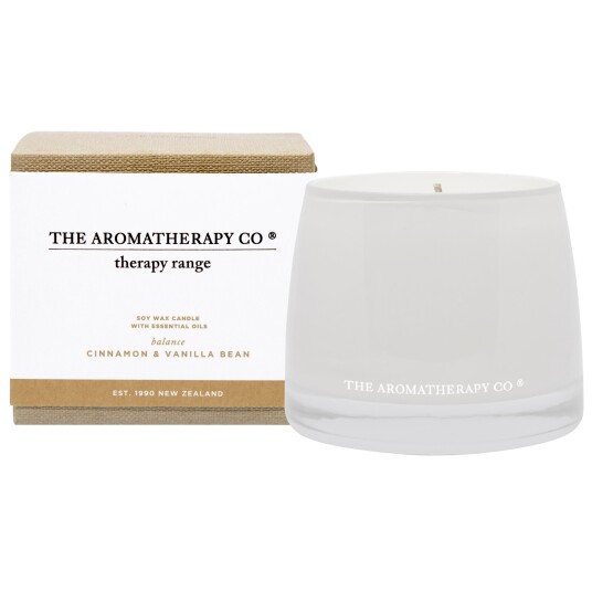Therapy Range Cinnamon & Vanilla Bean Soy Wax Candle 260