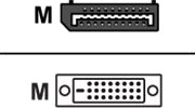 Eaton M-Cab Dp Til Dvi-Kabel 1.2 Til 5 M Sort M/M Gold 1080 60Hz Eaton M-Cab Dp Til Dvi-Kabel 1.2 Til 5 M Sort M/M Gold 1080 60Hz