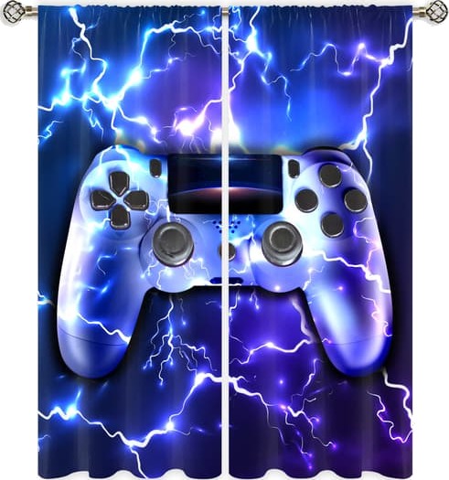 Gamepad gardin soveromsgardin hjemmedekor 150 cm * 166 cm A