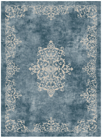 Wilton teppe Santi blå/beige Størrelse: 160 x 230 cm