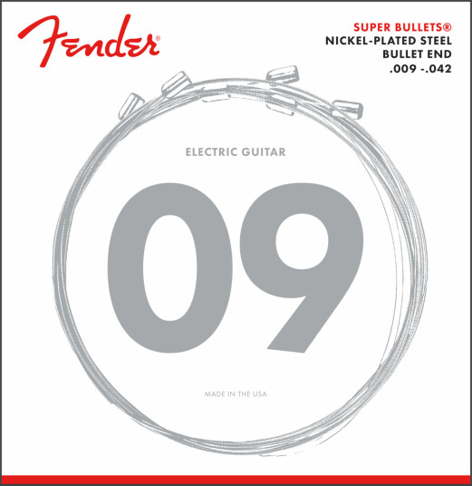 Fender 3250 L 9-42 Bullet Elektrisk gitar strenger Fender 3250 L 9-42 Bullet Elektrisk gitar strenger