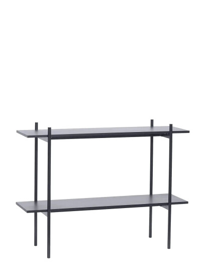 Hübsch Norm Shelf Single Small Black - Black - ONE SIZE
