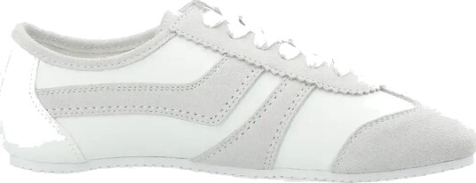 Bianco Biafrede Sneaker Suede & Faux Leather   White   42