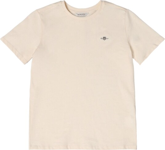 Gant Kids Shield Ss T Shirt   CREAMED WHITE   176
