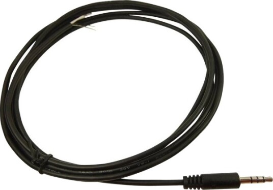 Cliff Fc68122c Jack-Tilkoblingskabel 3,5 Mm Jackplugg Åpen Ende Stereo Poler: 4 1 Stk