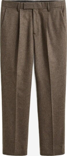 Gant Wool Herringbone Suit Pants BLACK BROWN 46