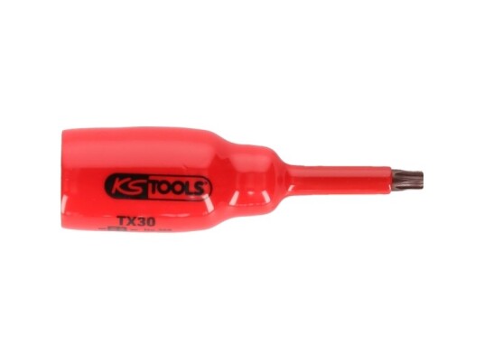Ks Tools 117.2434 Stikkontakt 1/2" 1 Hoder Kromvanadiumstål Din 3120 Iso 1174 Iec 60900 70 G