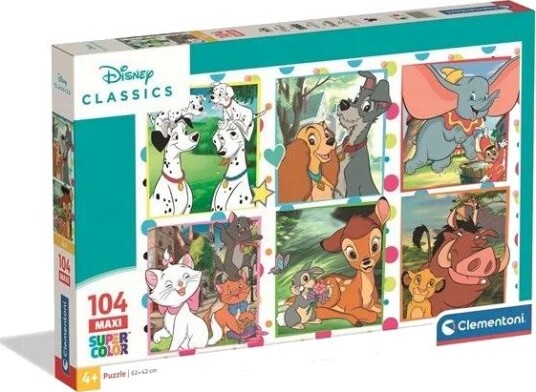 Clementoni Puzzle Maxi Disney Classic 2026 104 pieces 2D Puslespill