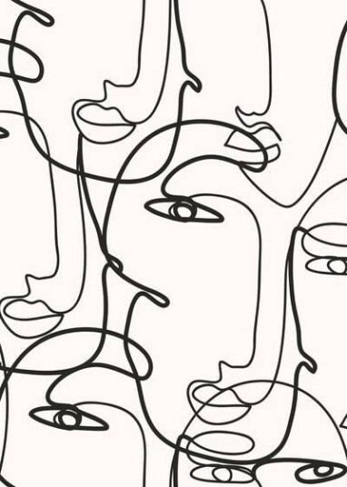 Malerifabrikken Poster Abstract Lines 5 1666123-04-0 1642132-01-118