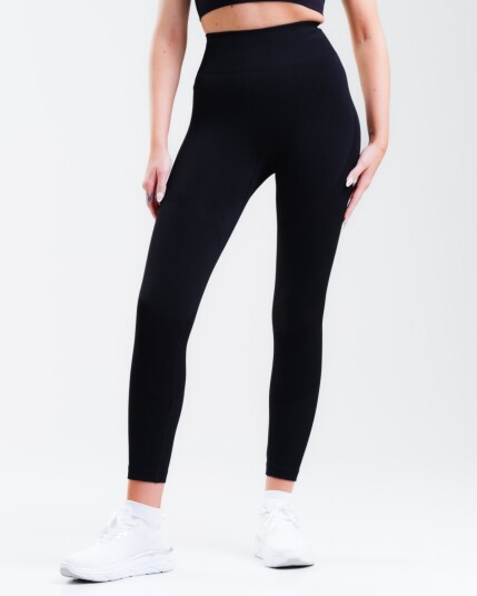 LEVITY Solar Seamless Tights All Black M