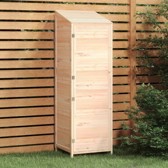 vidaXL Hageskur 55x52x174,5 cm heltre gran