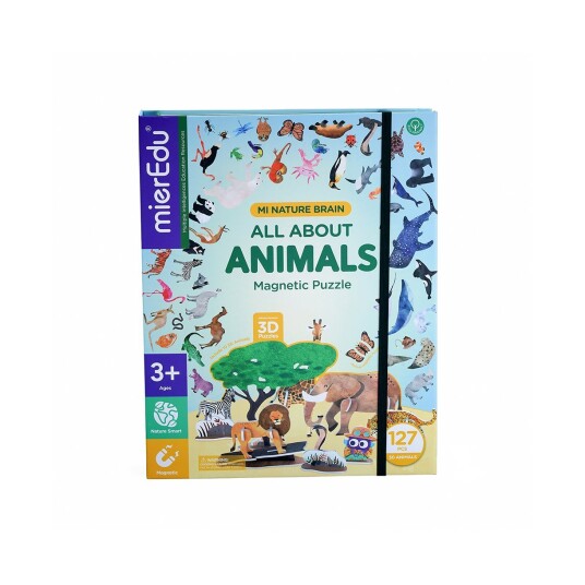 mierEdu Magnetic Learning Box All About Animals ME093