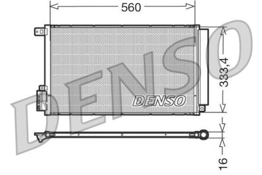 Kondensator DENSO DCN13109 Kondensator DENSO DCN13109