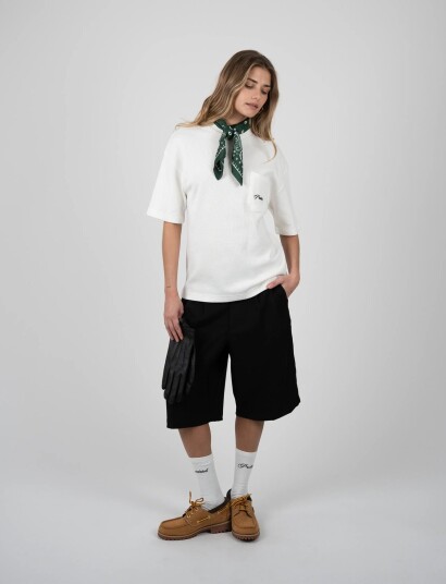 Prohibited Seaside Waffle Tee White M