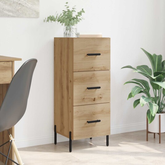Serviesskap artisan eik 34 x 34,5 x 90 cm Konstruert tre Serviesskap artisan eik 34 x 34,5 x 90 cm Konstruert tre