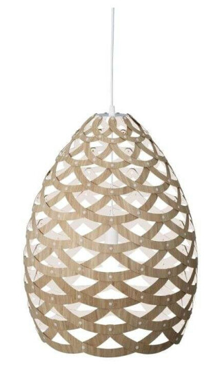David Trubridge TUI Pendel Ø68 Hvit 1 Side