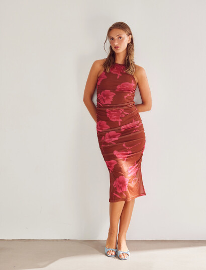 Noella Leanna Dress - Red - L