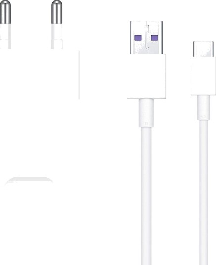 Huawei CP404 SuperCharge Vegglader + USB-C-kabel 22.5W Hvit Huawei CP404 SuperCharge Vegglader + USB-C-kabel 22.5W Hvit