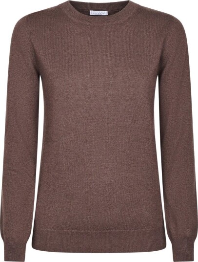 Brunello Cucinelli Dame Strikkevarer Brun XS,