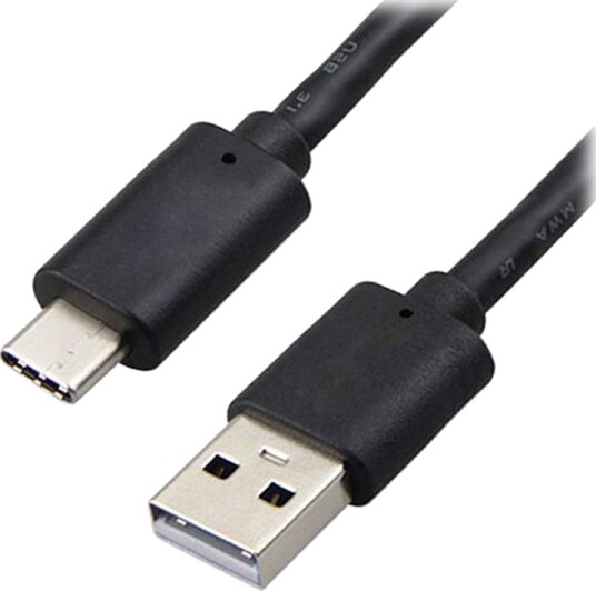 USB til USB-C Kabel 1 m Svart